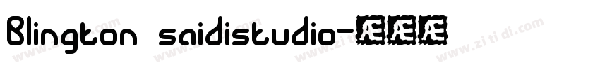 Blington saidistudio字体转换